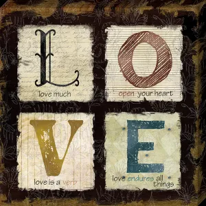 Love Much: Gallery Wrapped Canvas