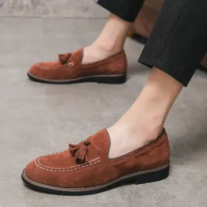 Men’s Lightweight Suede Loafers with Tassel | Perfect for Everyday Wear
