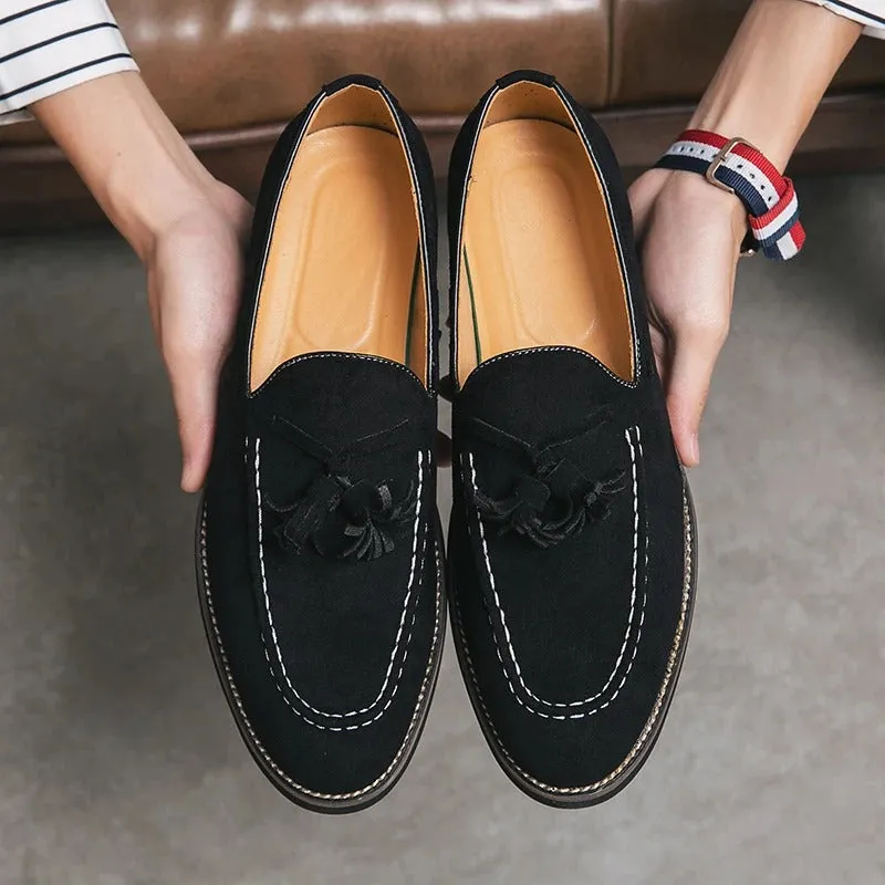 Men’s Lightweight Suede Loafers with Tassel | Perfect for Everyday Wear