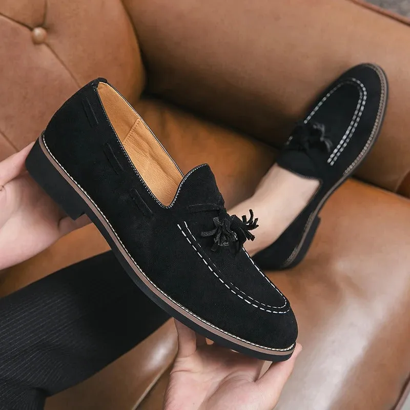 Men’s Lightweight Suede Loafers with Tassel | Perfect for Everyday Wear