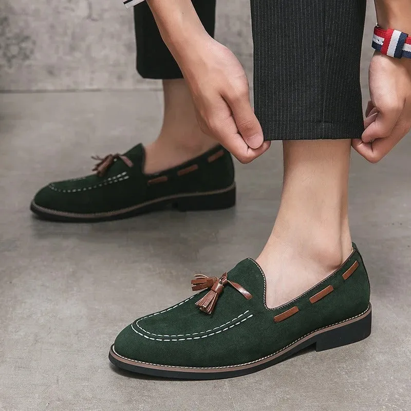 Men’s Lightweight Suede Loafers with Tassel | Perfect for Everyday Wear