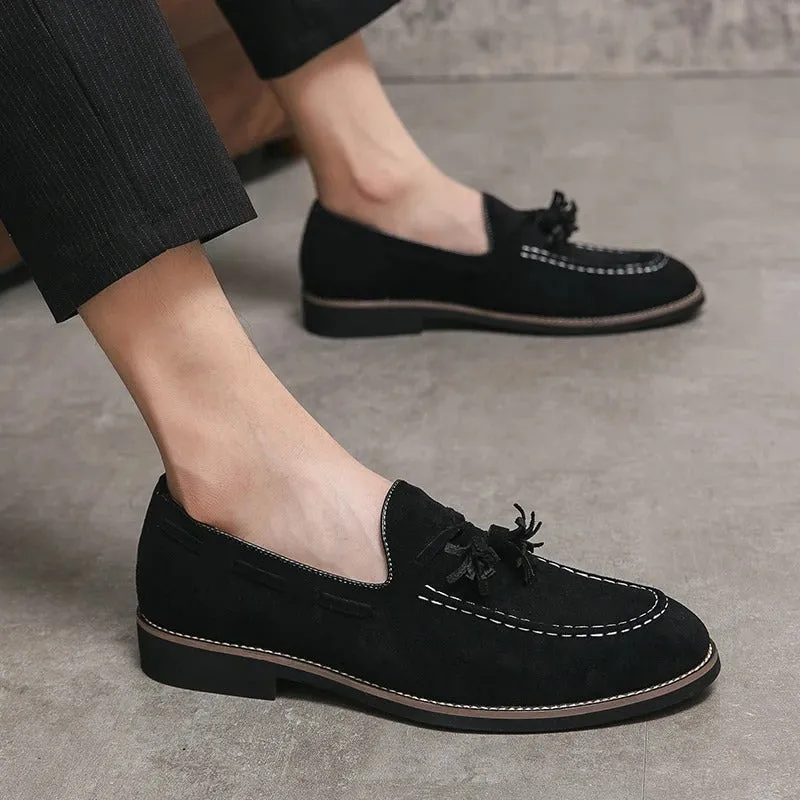 Men’s Lightweight Suede Loafers with Tassel | Perfect for Everyday Wear