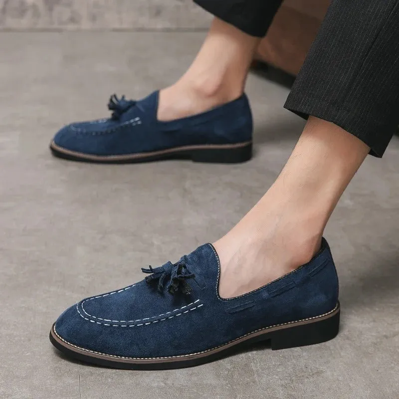Men’s Lightweight Suede Loafers with Tassel | Perfect for Everyday Wear