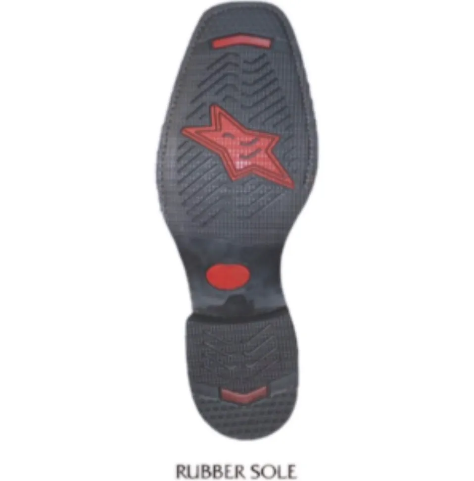 Men’s Los Altos Rage Boots Square Toe (Rubber Sole)