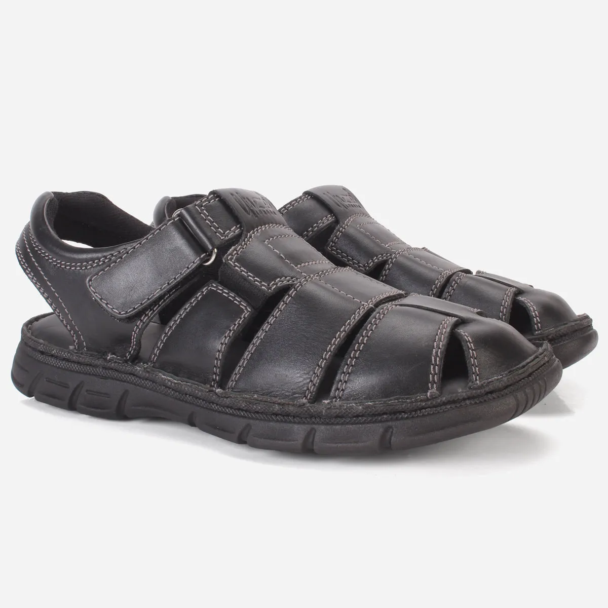 Mens "COHEAN" Comfy Leather Summer Sandals