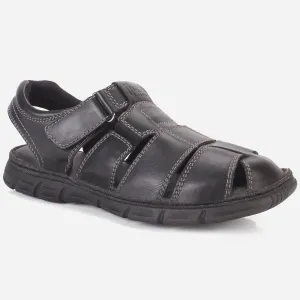 Mens "COHEAN" Comfy Leather Summer Sandals