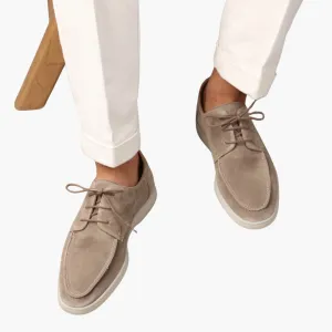 Men's Slip-On Moccasins - Suede Loafers for Everyday Comfort