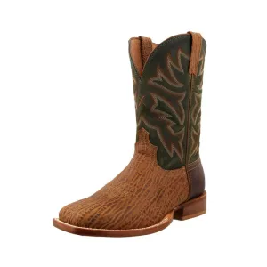 Men's Twisted X Tech X 3 Brown Vamp with 11in. Olive Shaft Cowboy Boot MXTL004