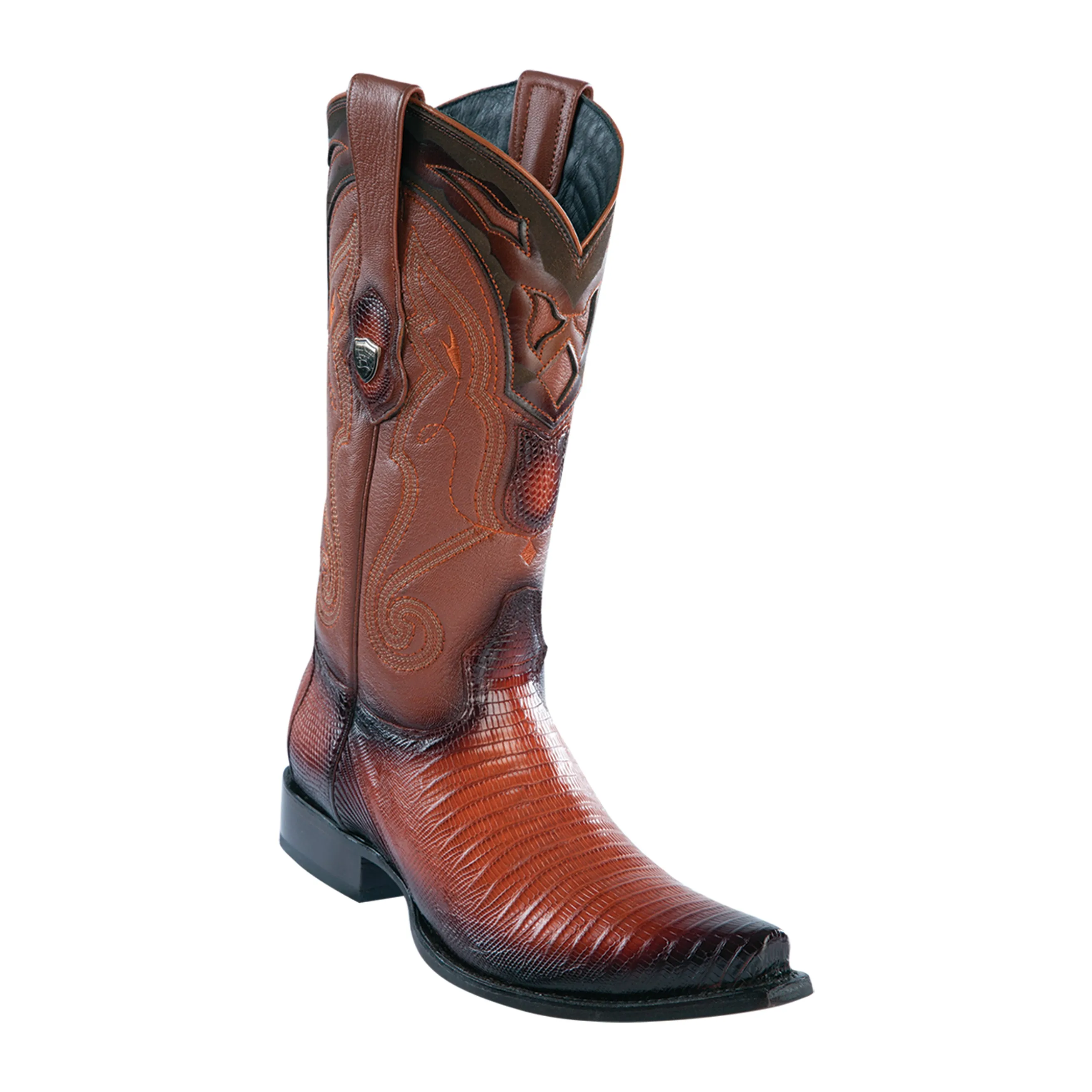 Men's Wild West Teju Lizard Snip Toe Boots