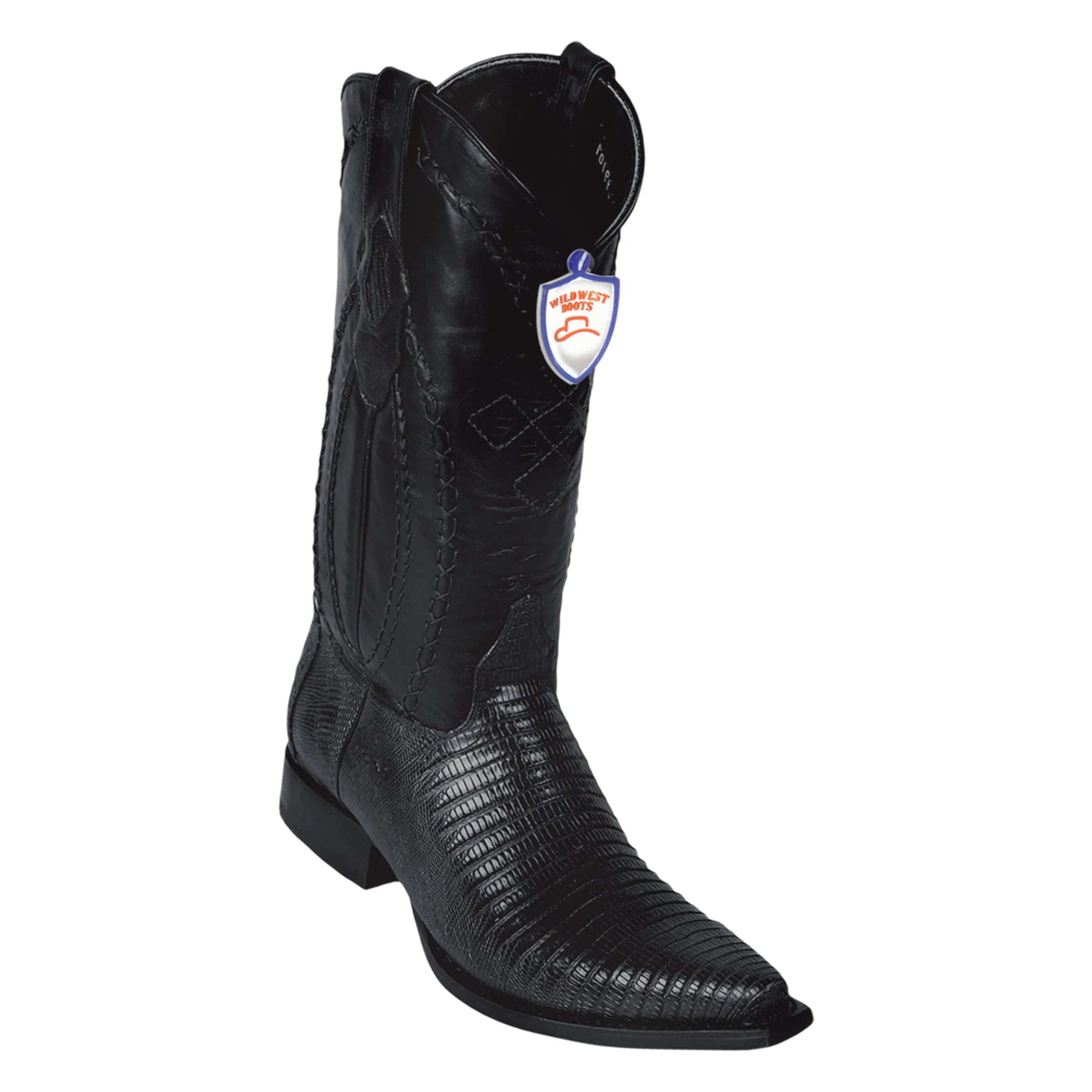 Men's Wild West Teju Lizard Snip Toe Boots