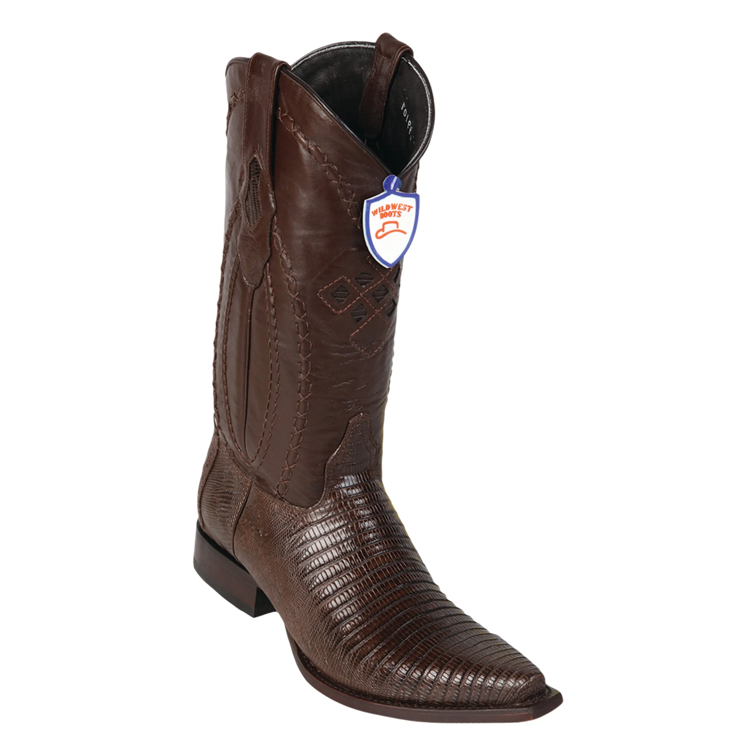 Men's Wild West Teju Lizard Snip Toe Boots