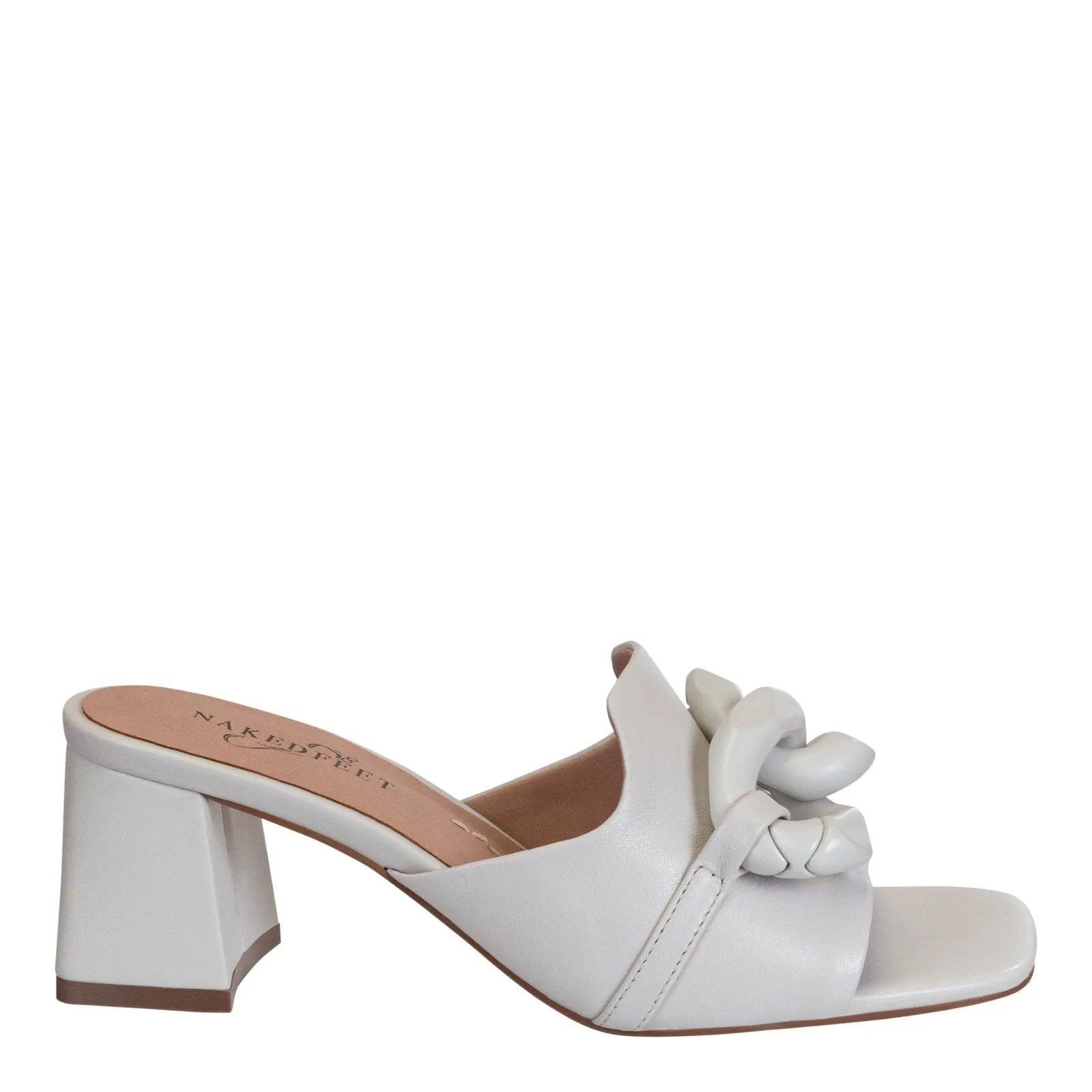 Naked Feet: COTERIE in MIST Heeled Sandals