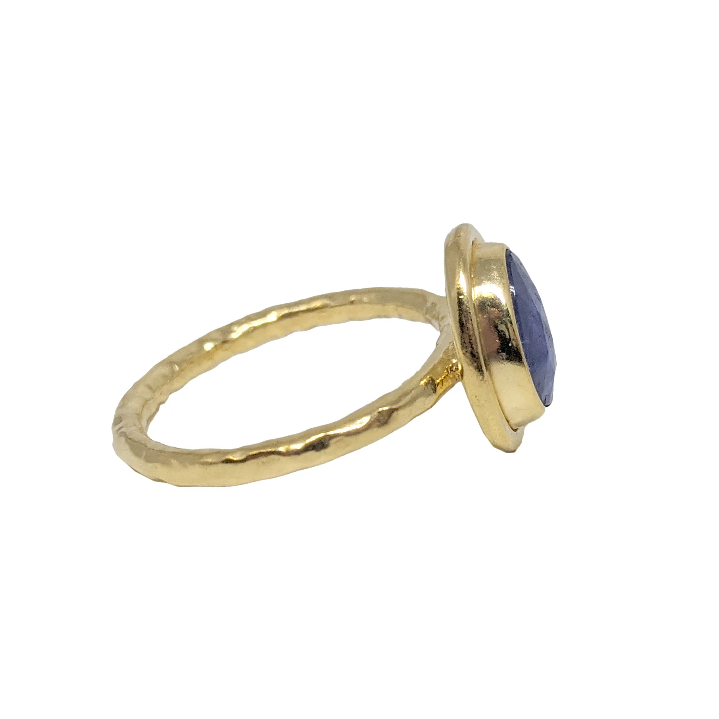 NEW! Organic Tanzanite  Candy Ring in 18K Gold Vermeil by Sarah Richardson
