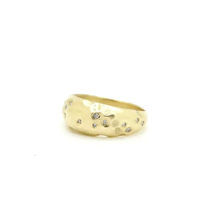 NEW! Scatter Dome Diamond Ring by Sasha Walsh