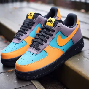 Nike Air Force 1 Custom Sneakers | Neptune Blaze