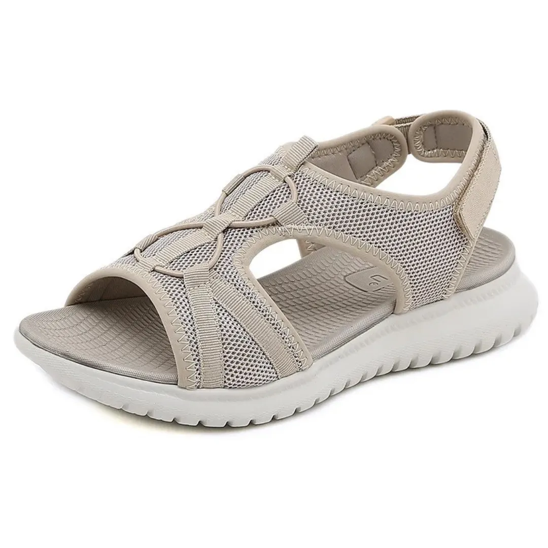 OCW Women Orthopedic Sandals Comfortable Soft Sole Velcro Strap Summer Beach Sandals