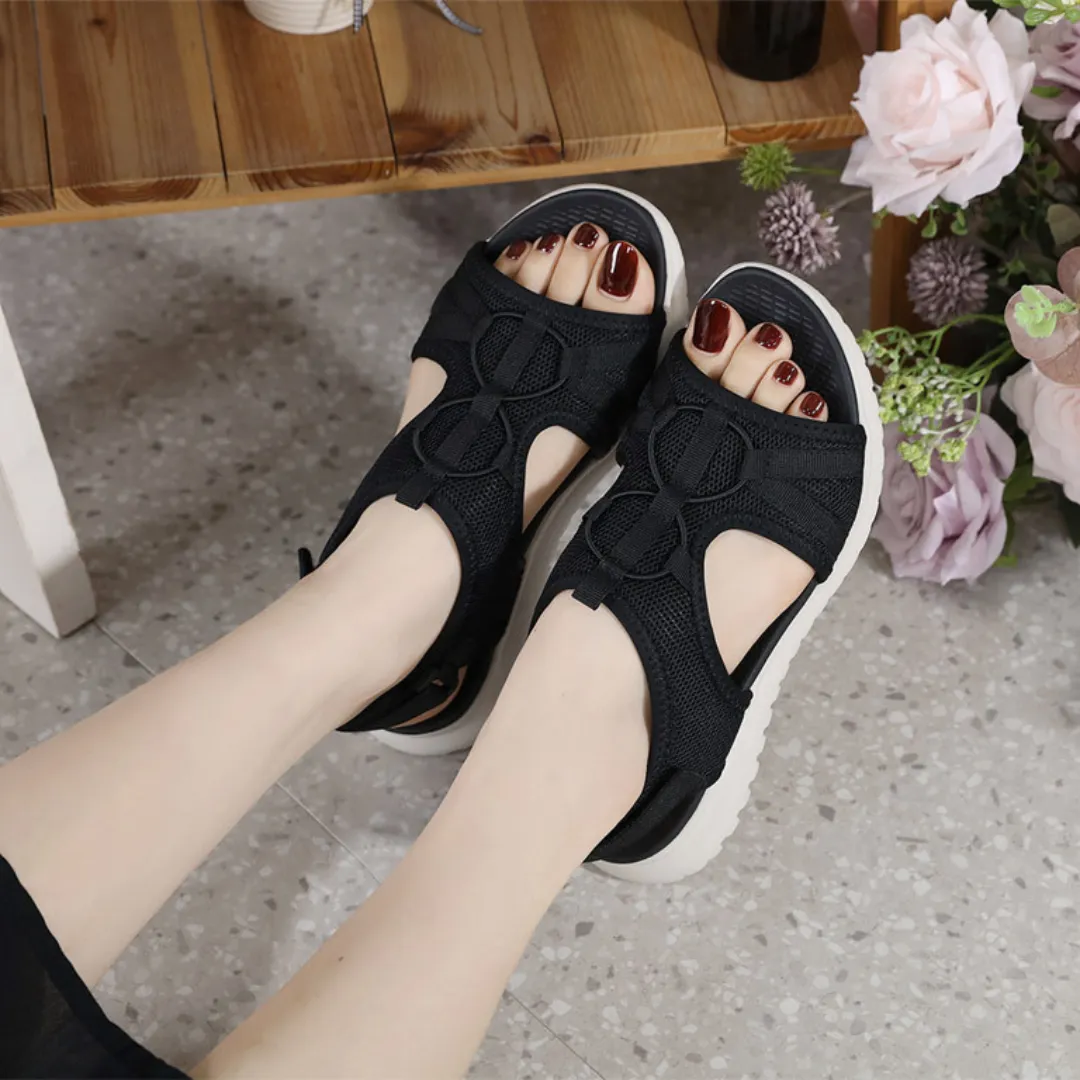 OCW Women Orthopedic Sandals Comfortable Soft Sole Velcro Strap Summer Beach Sandals