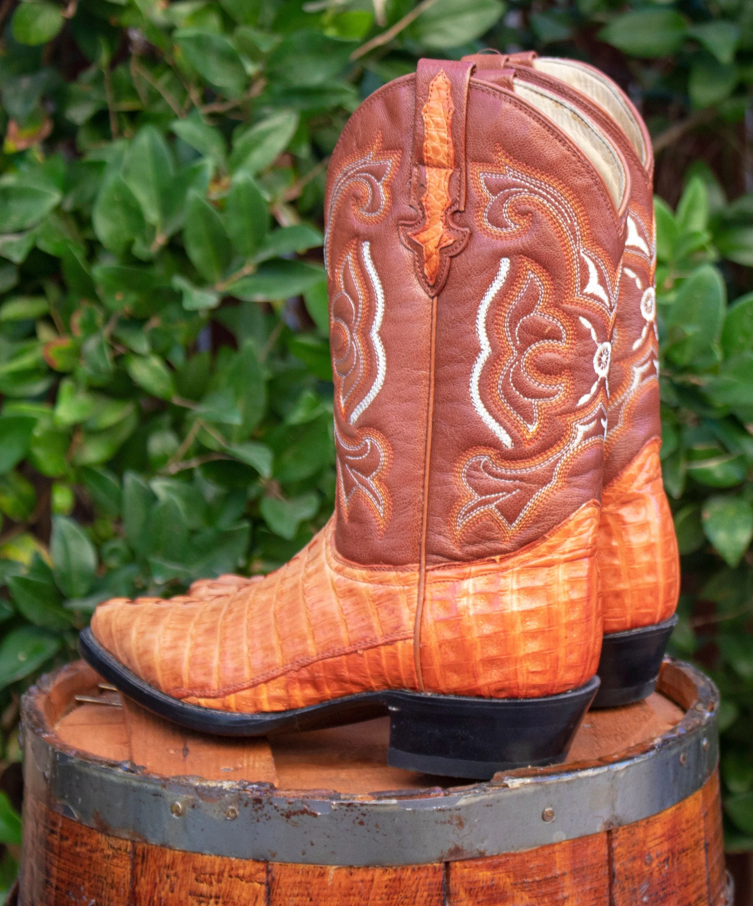 On Sale! WOMENS AUTHENTIC CROCODILE alligator leather cowboy cowgirl boots Size 4