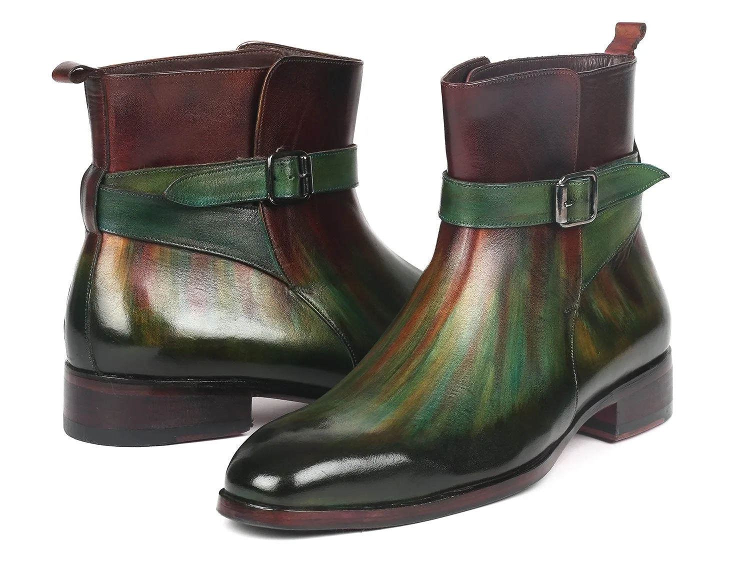 Paul Parkman Unique Green Jodhpur Boots
