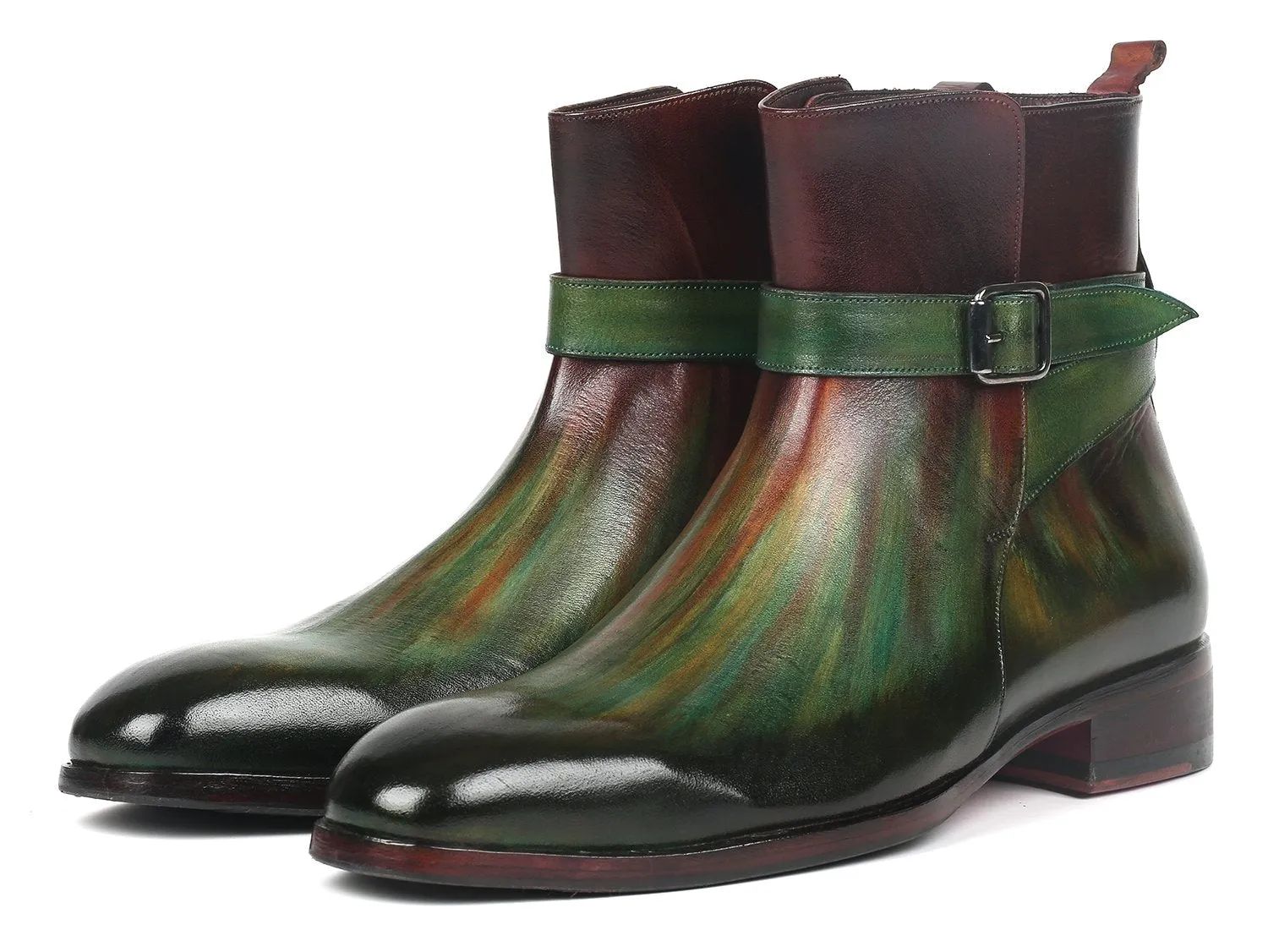 Paul Parkman Unique Green Jodhpur Boots