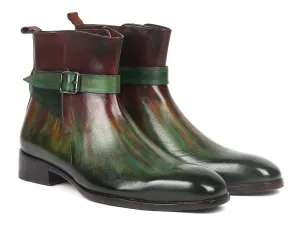 Paul Parkman Unique Green Jodhpur Boots