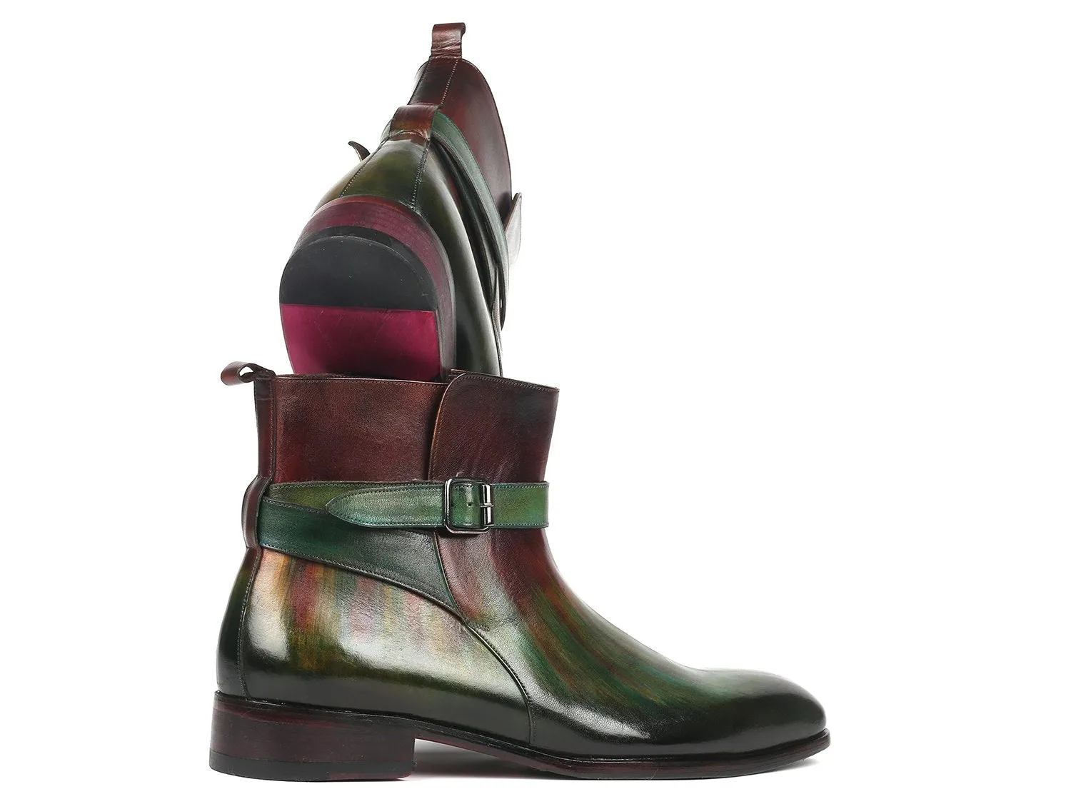 Paul Parkman Unique Green Jodhpur Boots