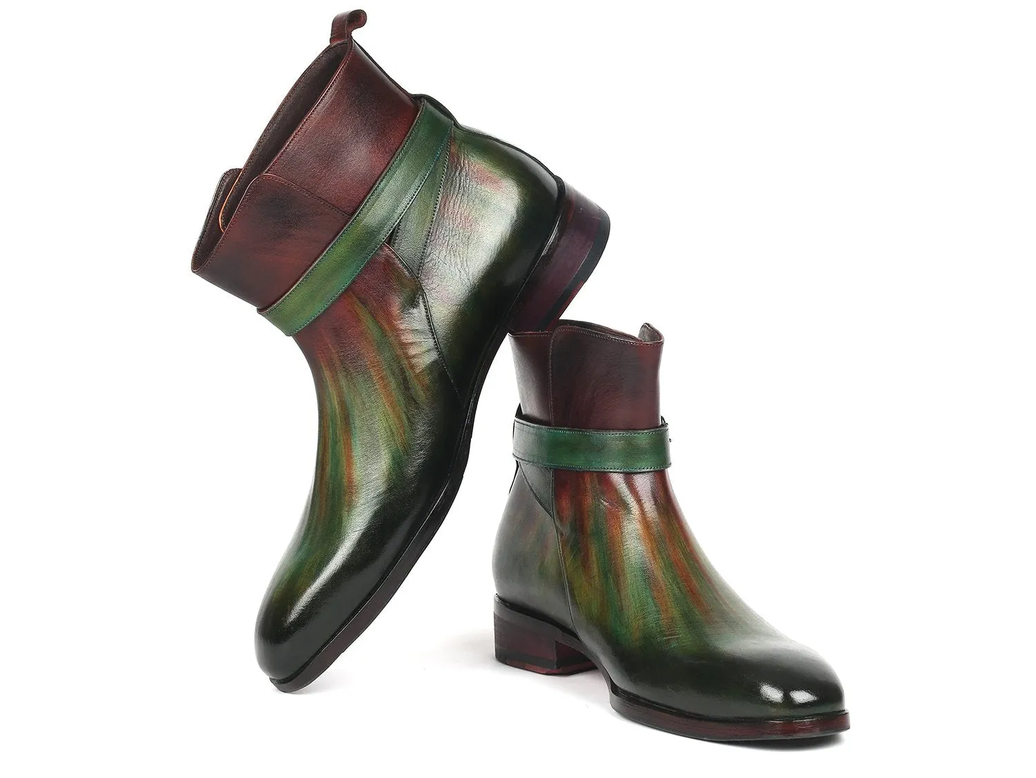 Paul Parkman Unique Green Jodhpur Boots