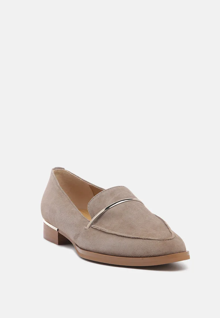 Paulina Suede Slip-On Loafers By Ruw