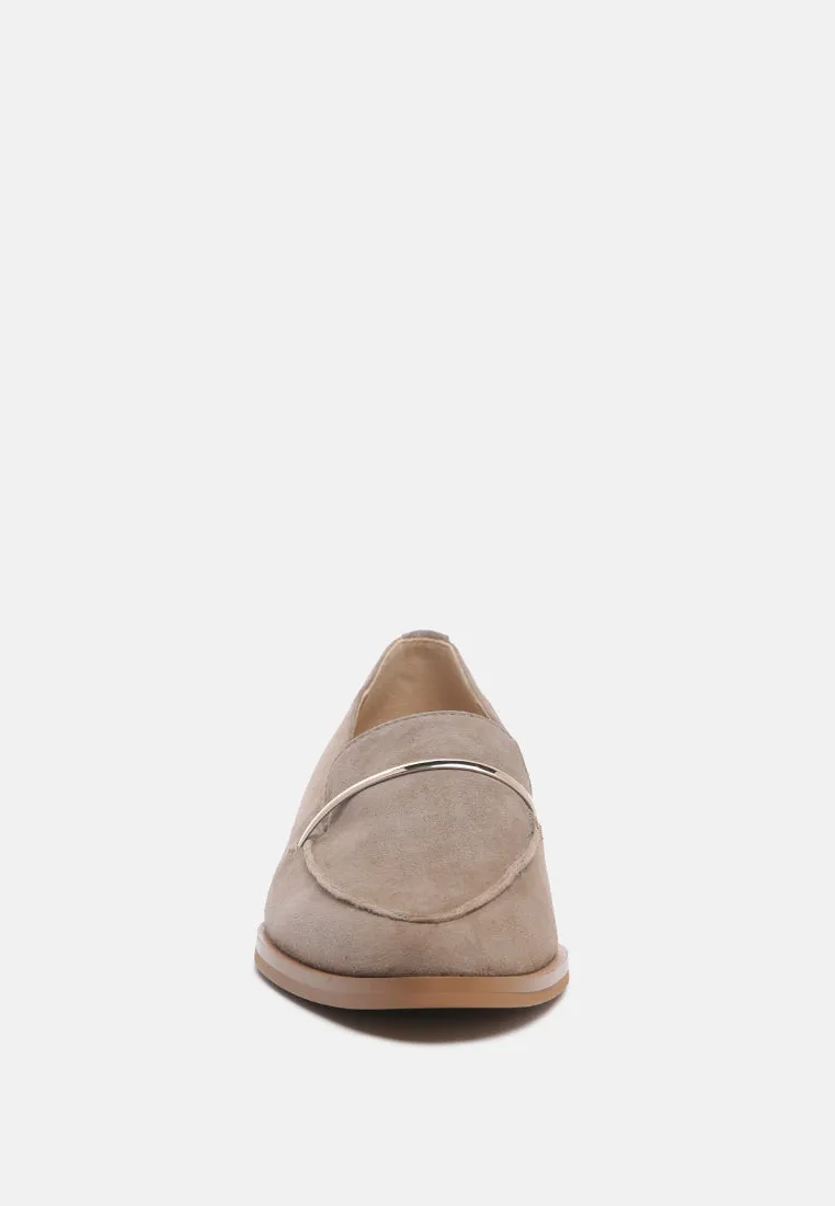 Paulina Suede Slip-On Loafers By Ruw