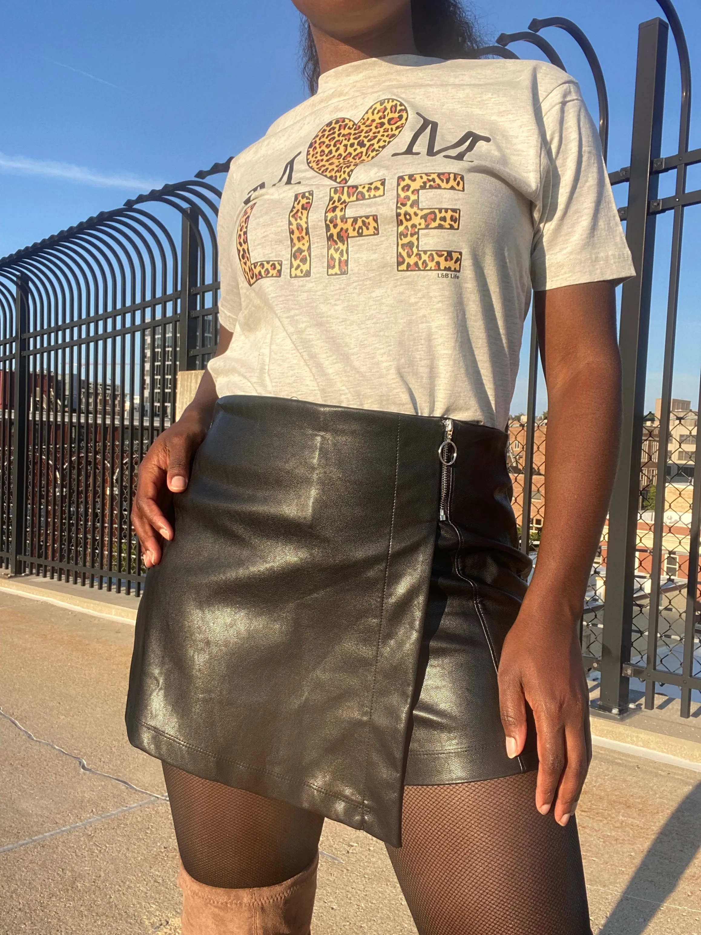 Peru Black Skort
