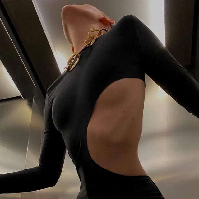 Sexy Black Cut Out