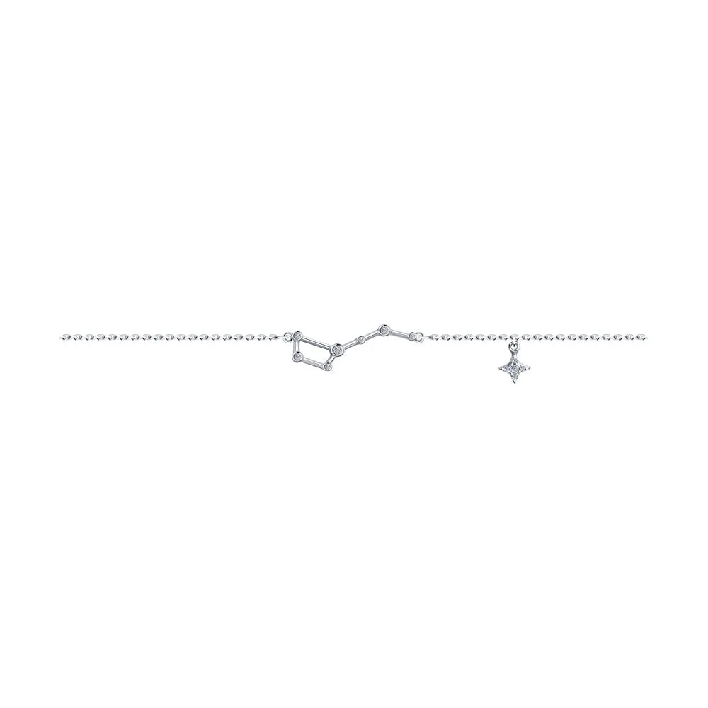 SKLV by SOKOLOV - The Big Dipper And The North Star Silver Bracelet With Phianites