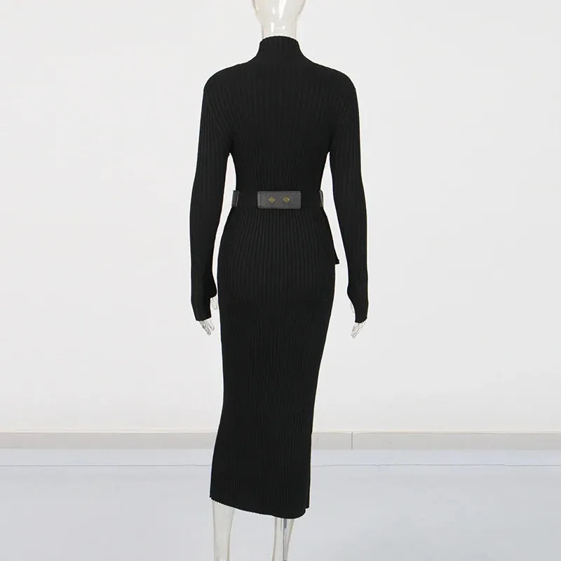Stand Collar  Dress