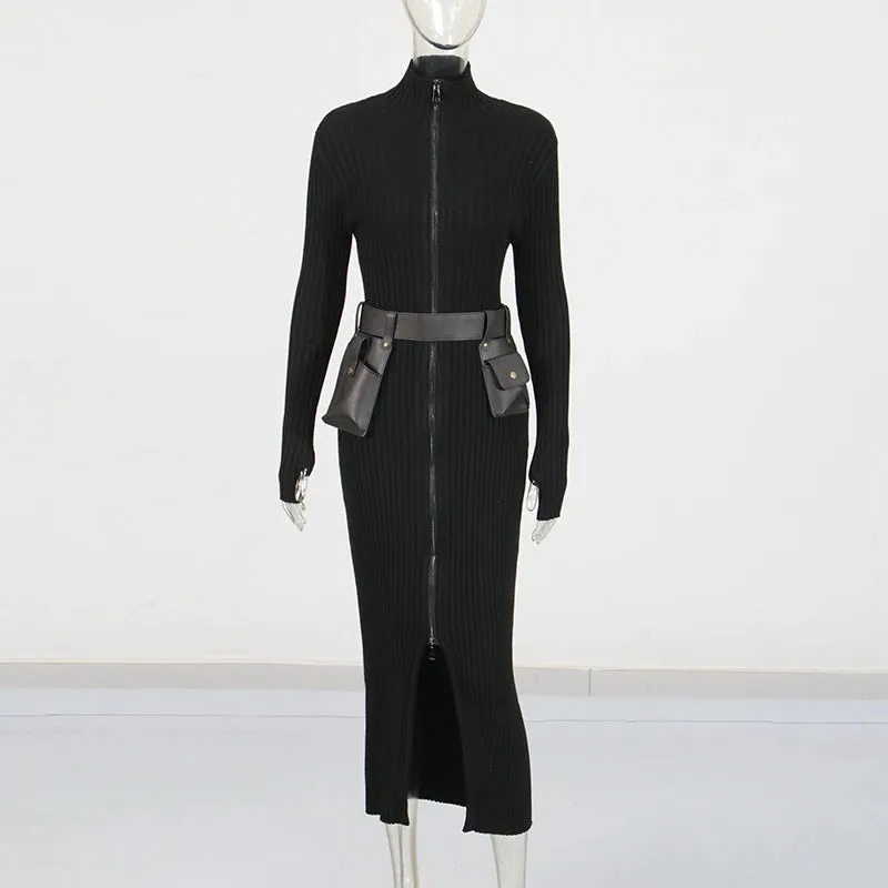 Stand Collar  Dress