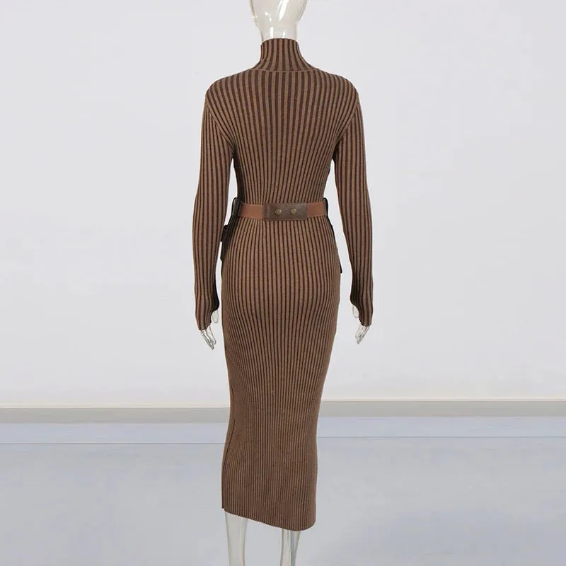 Stand Collar  Dress