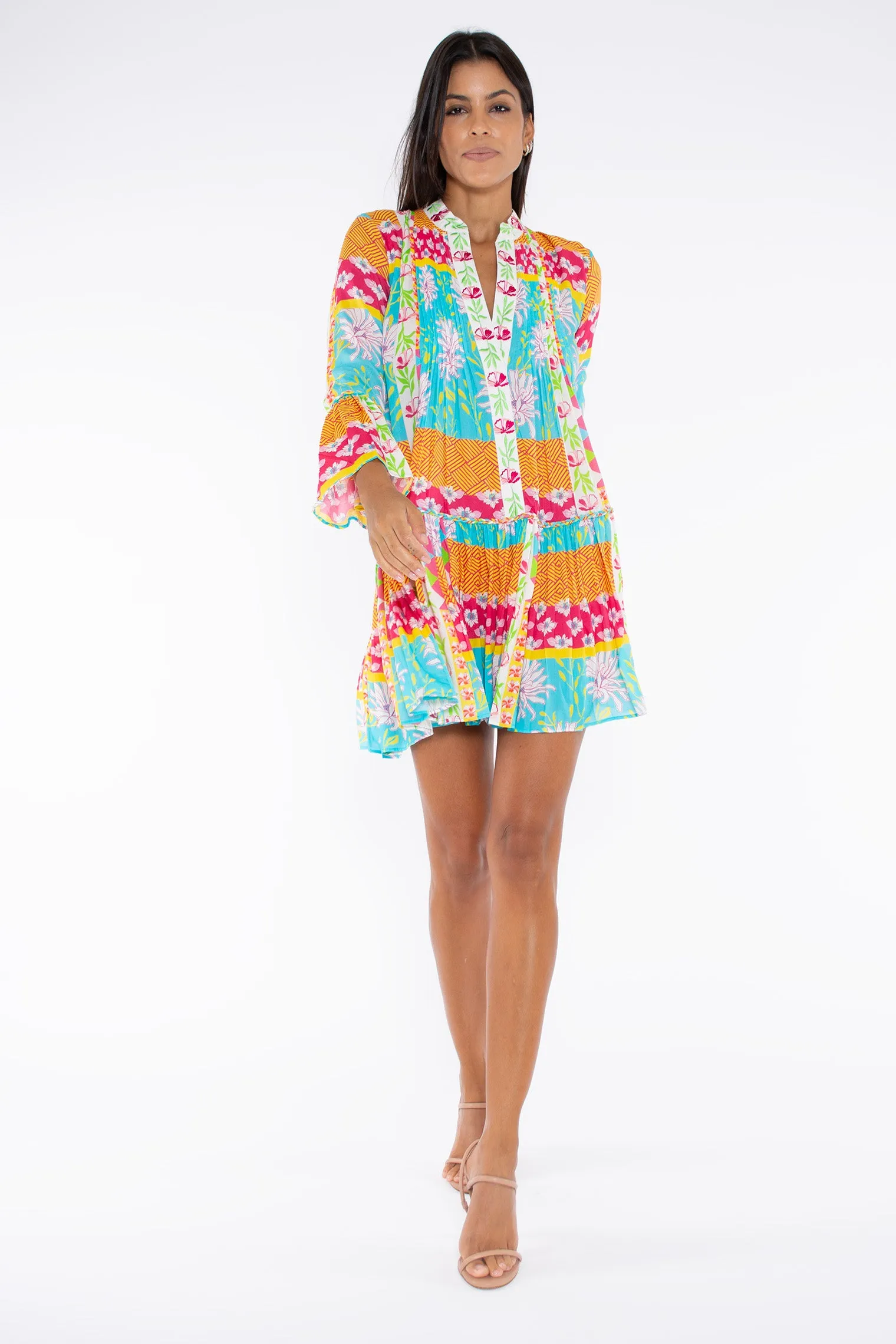 STYLIANOS DRESS- CAPRI FLOWERS IN SPRING