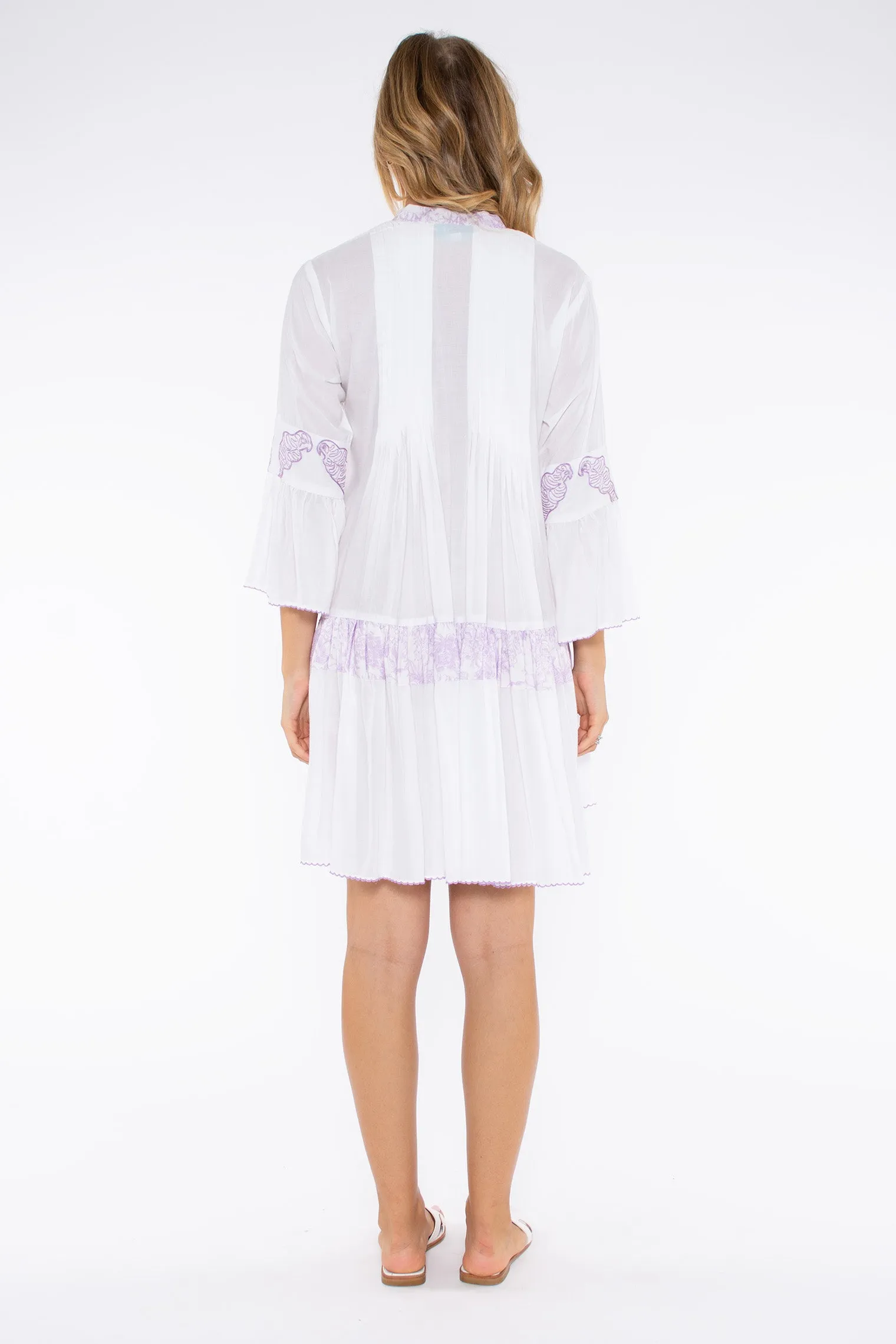 STYLIANOS DRESS - SOLID WHITE
