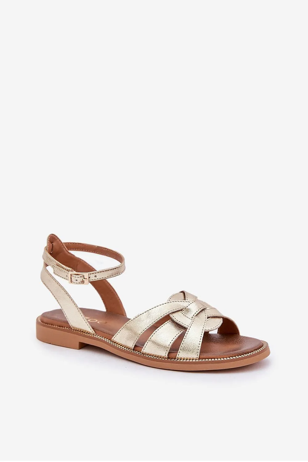 Stylish natural leather sandals