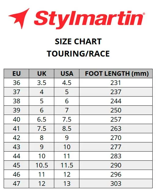 Stylmartin Continental Boots - Black - size 46 only