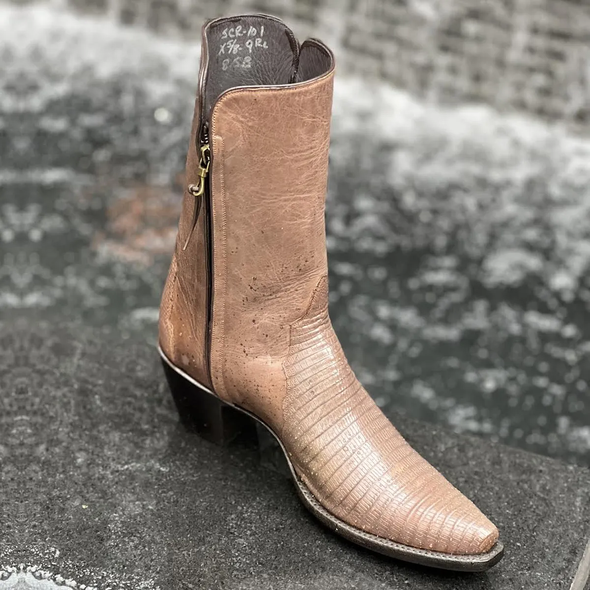 Taupe Teju Gallagos 10” Zorro
