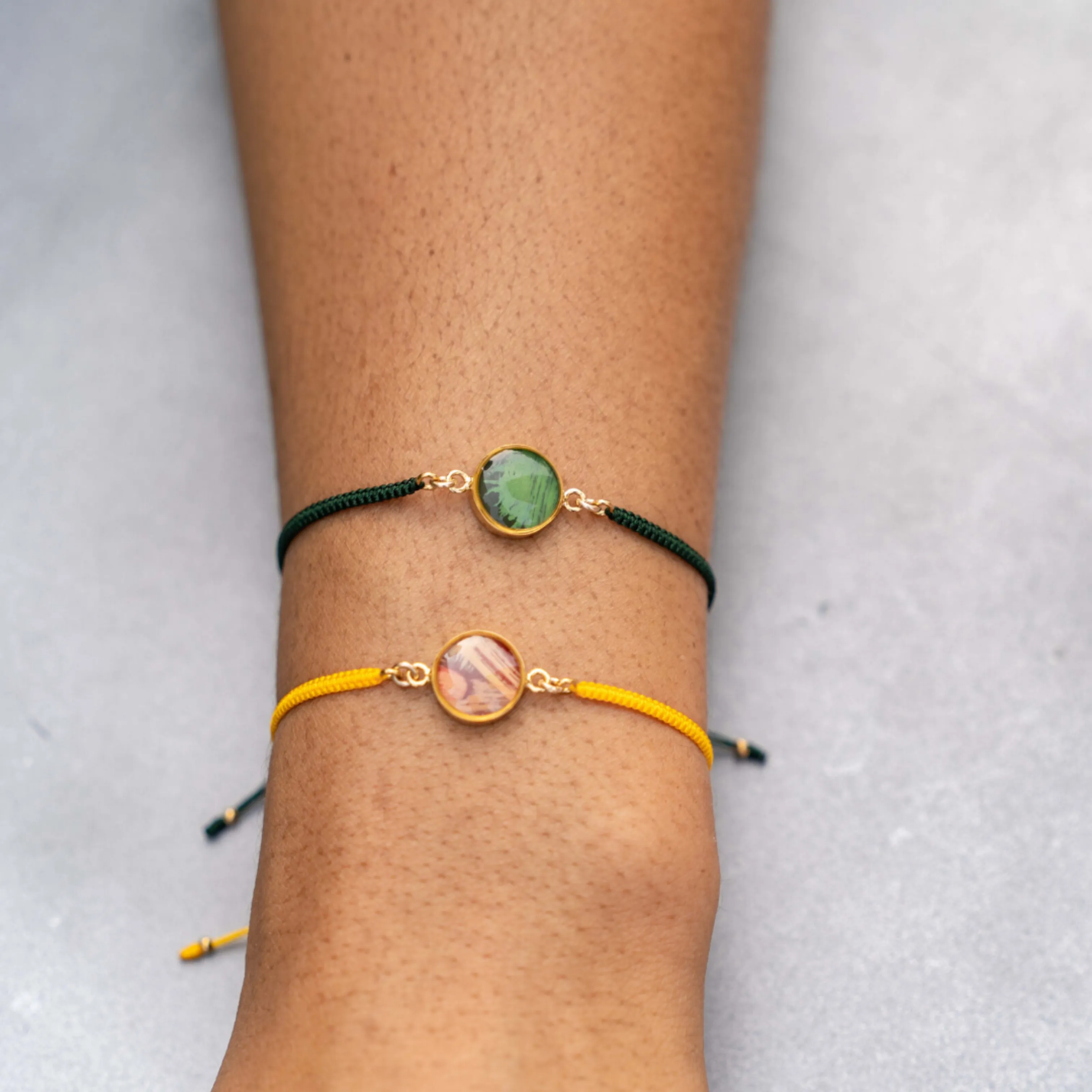 Taylor Bracelet | Gold | Hot Pink