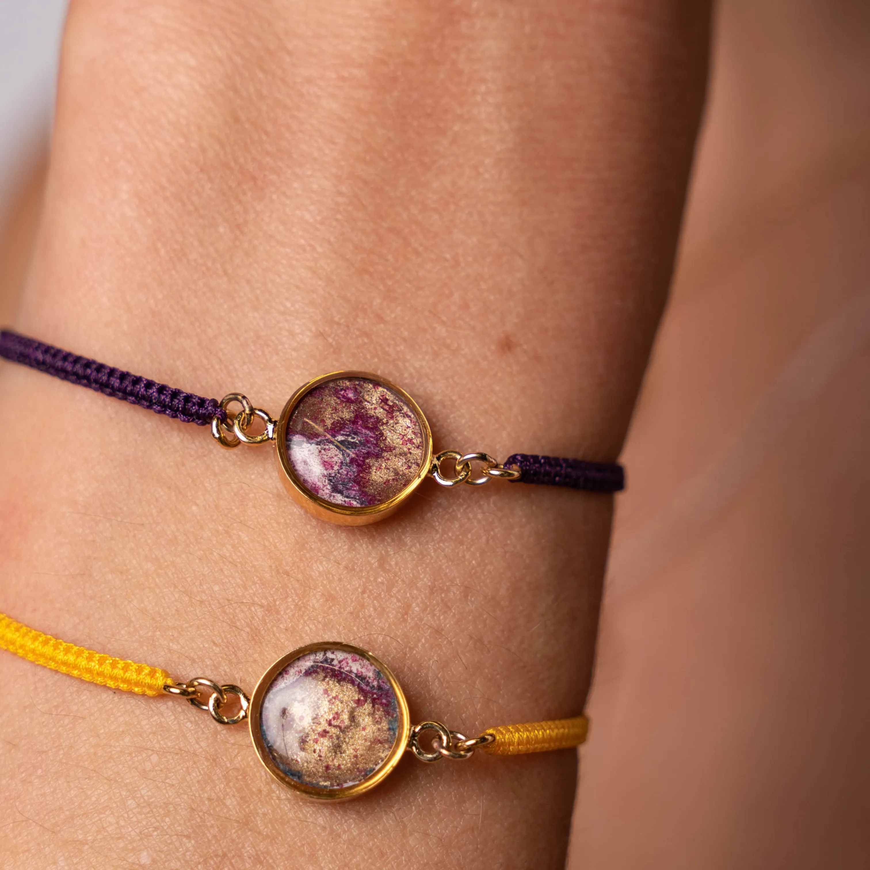 Taylor Bracelet | Gold | Hot Pink