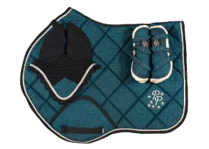 Teal Glitter Jump Set