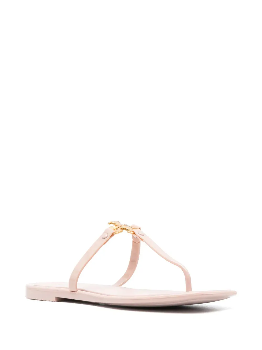 Tory Burch Roxane Jelly logo-plaque slides
