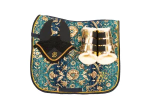 Turquoise Jacquard Dressage Set