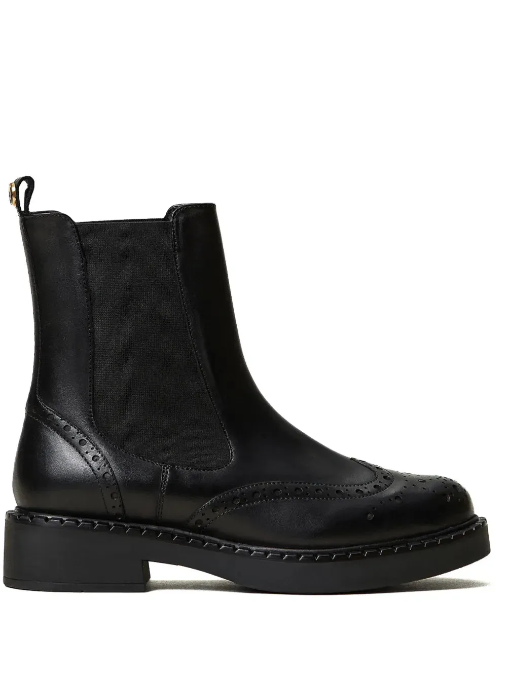 TWINSET 40mm leather Chelsea boots