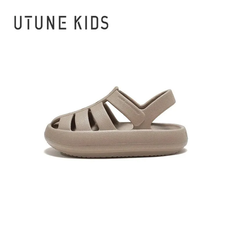 UTUNE Roman Kids Sandals - Khaki Brown