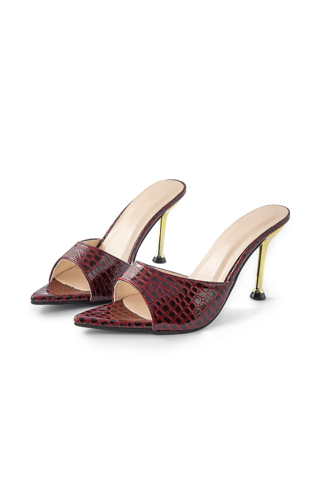Vanora - Minimalist Strapless Style Woman's High heeled Sandals