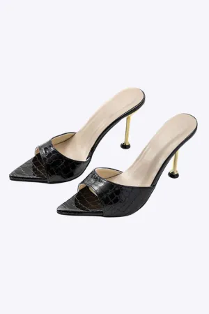 Vanora - Minimalist Strapless Style Woman's High heeled Sandals