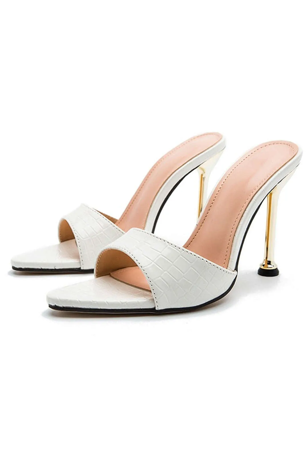 Vanora - Minimalist Strapless Style Woman's High heeled Sandals